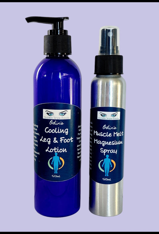 Odin's Muscle Melt Spray + Lotion SET